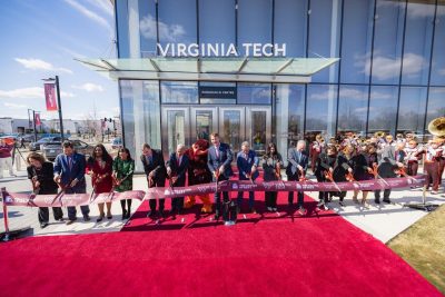 Virginia Tech celebrates historic opening of new academic building in Alexandria