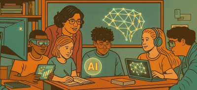 Teaching students to navigate a world with AI